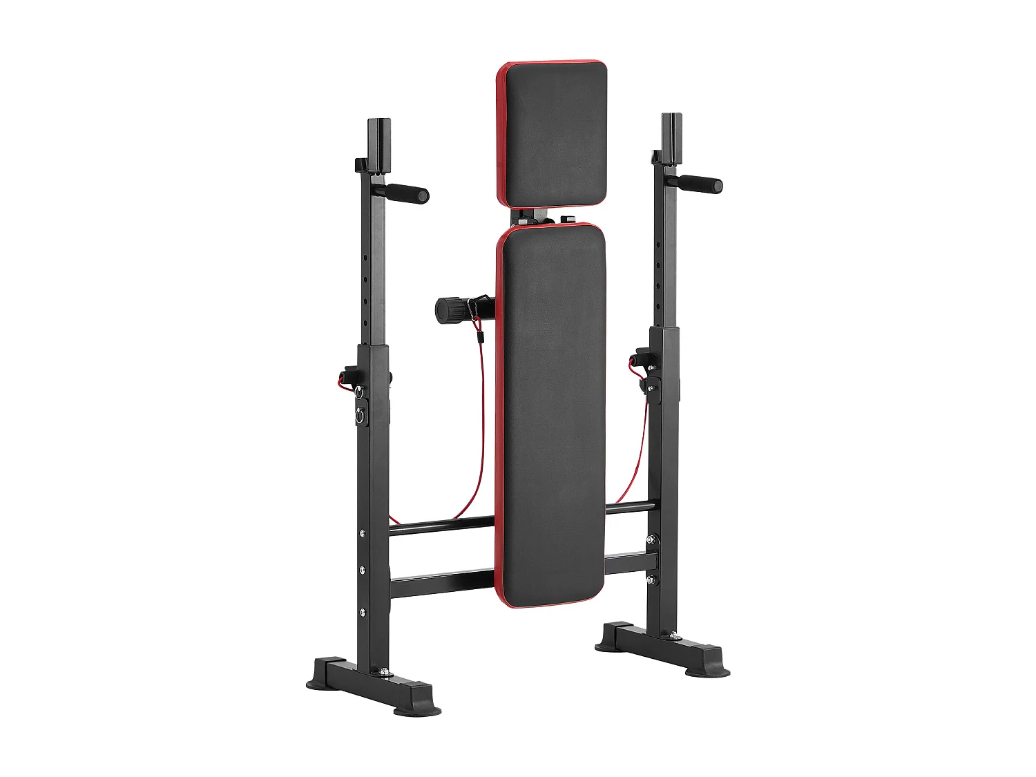 Banc de Musculation SucceBuy, Banc Assis pour Entraînement de Force en Salle de Sport à Domicile, Réglable et Pliable