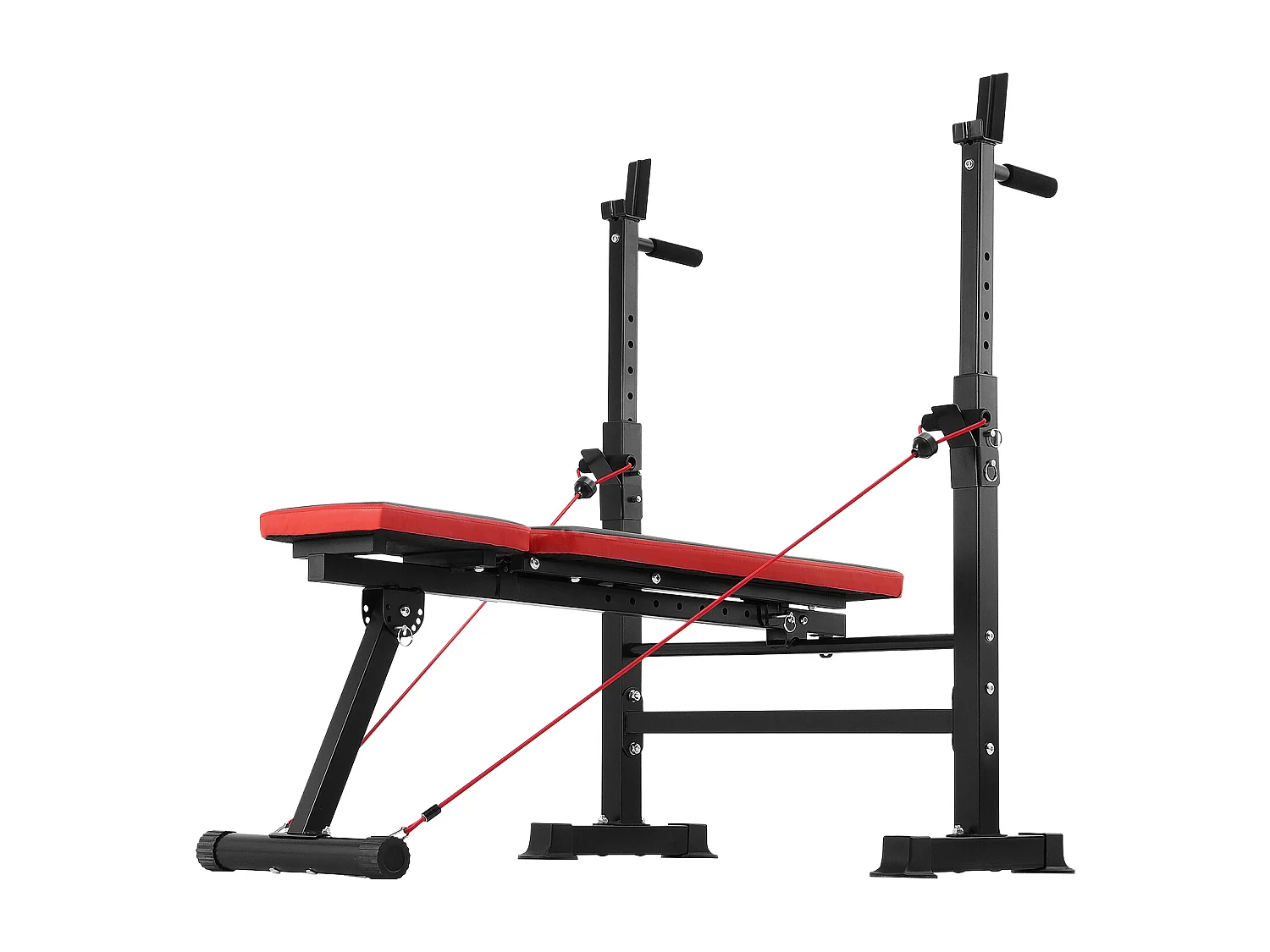 Banc de Musculation SucceBuy, Banc Assis pour Entraînement de Force en Salle de Sport à Domicile, Réglable et Pliable