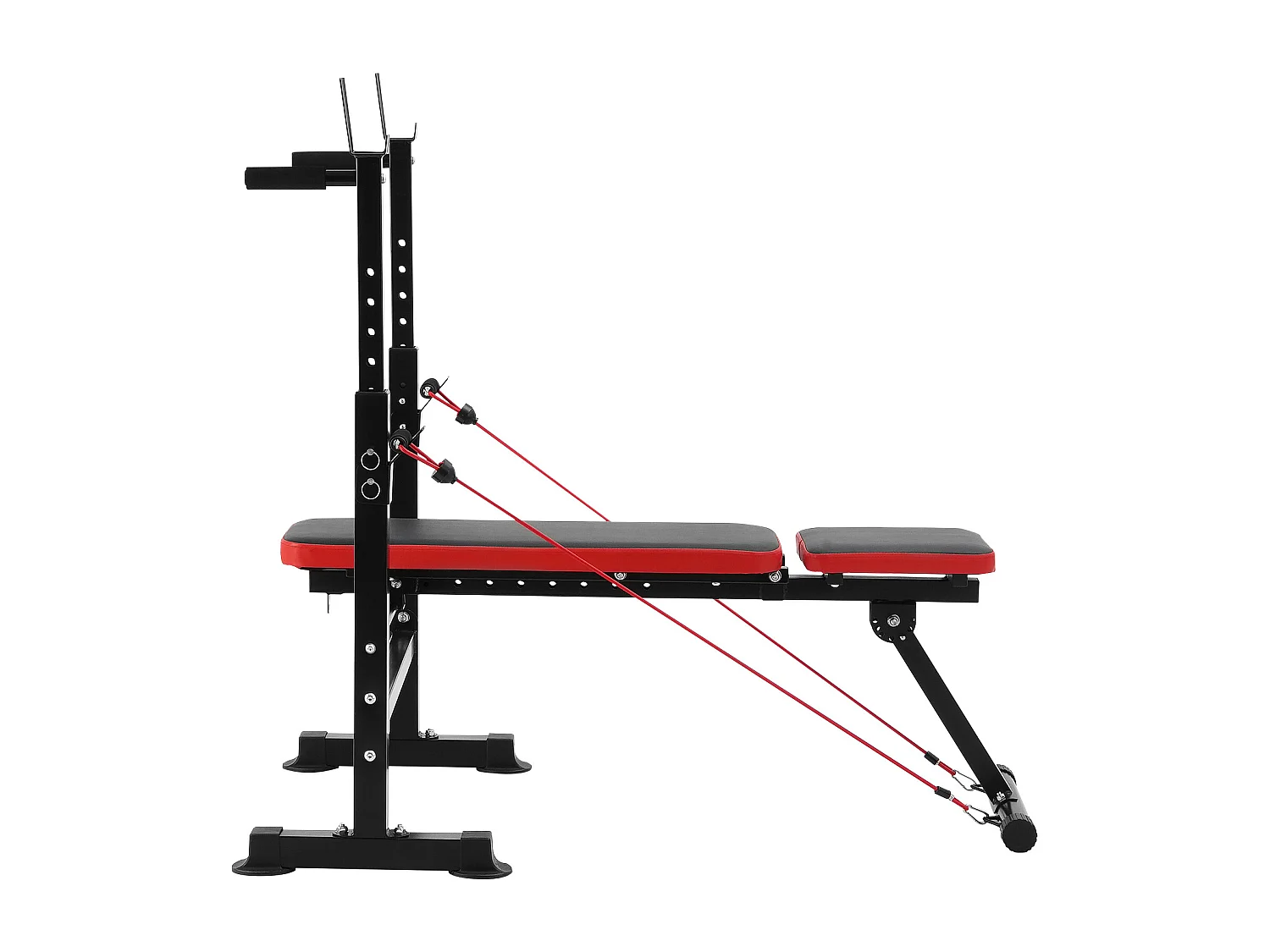 Banc de Musculation SucceBuy, Banc Assis pour Entraînement de Force en Salle de Sport à Domicile, Réglable et Pliable