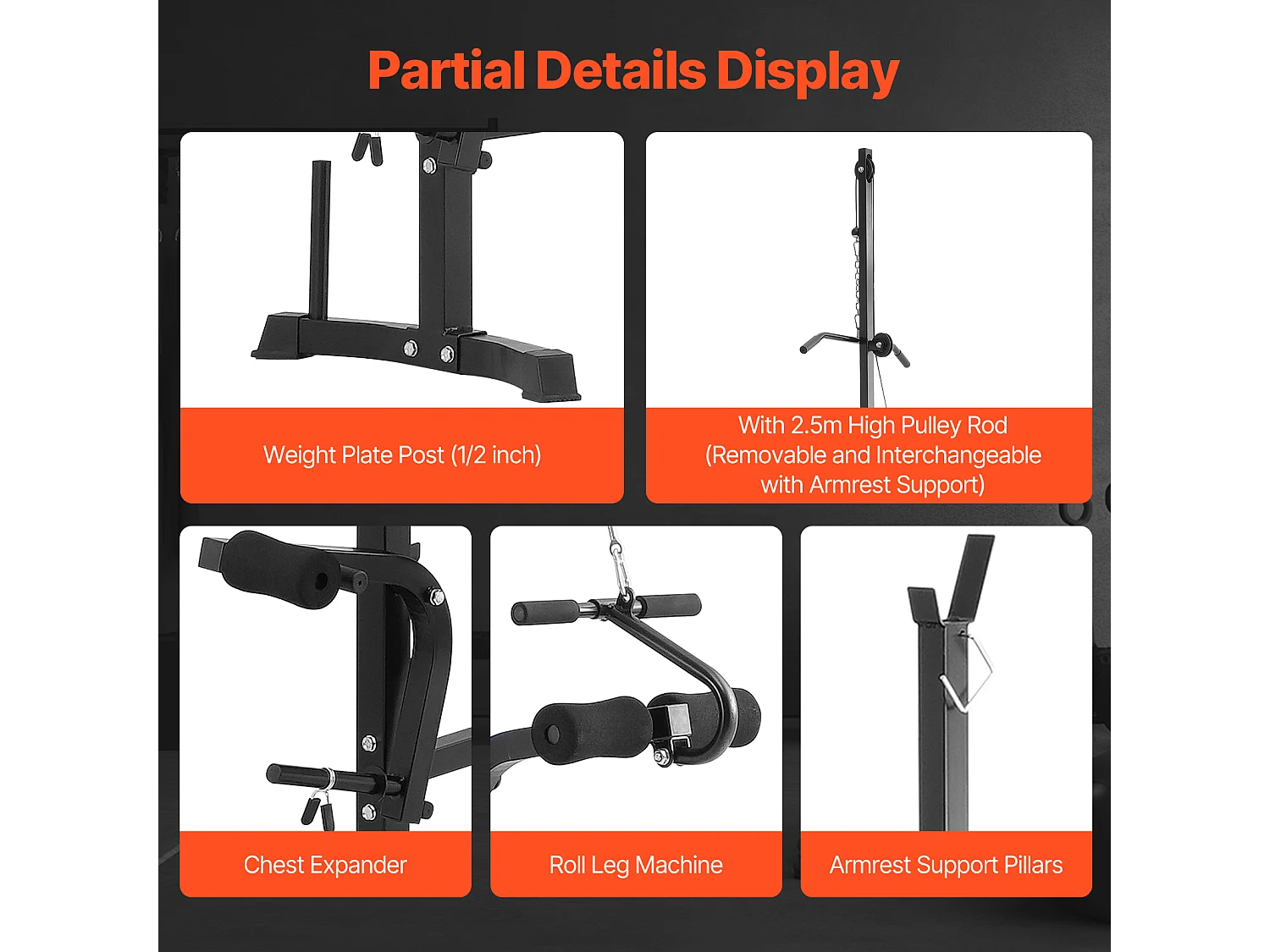 Verstellbare Hantelbank SucceBuy für Training im Home- oder Fitnessstudio, Bauchmuskeltrainingsbank