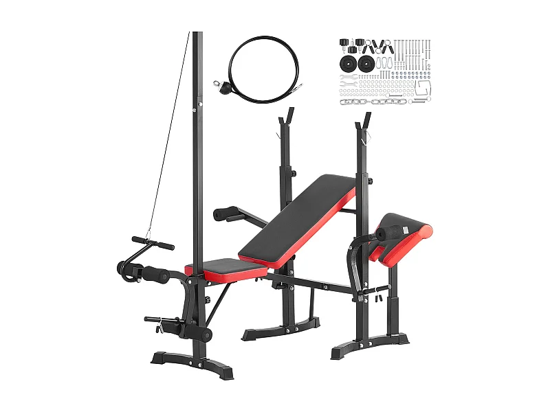 Verstellbare Hantelbank SucceBuy für Training im Home- oder Fitnessstudio, Bauchmuskeltrainingsbank