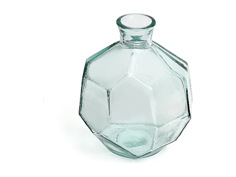 Die Round Origami Vase - Blau