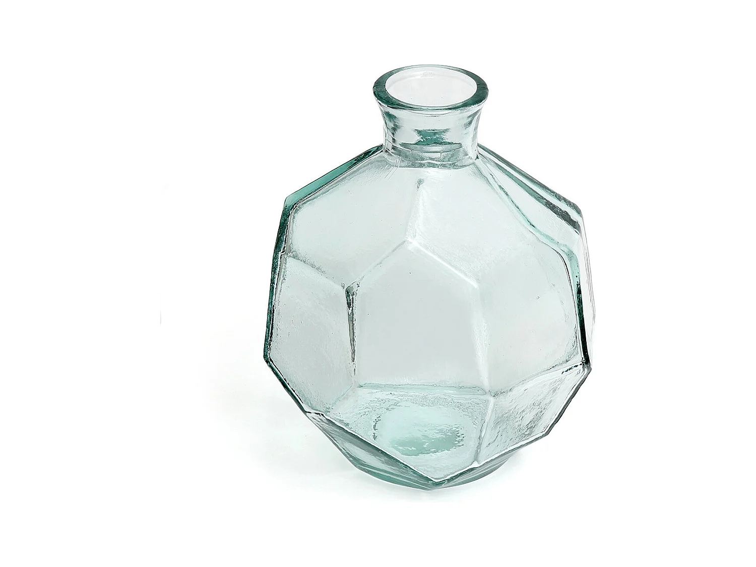 Le Vase Round Origami - Bleu