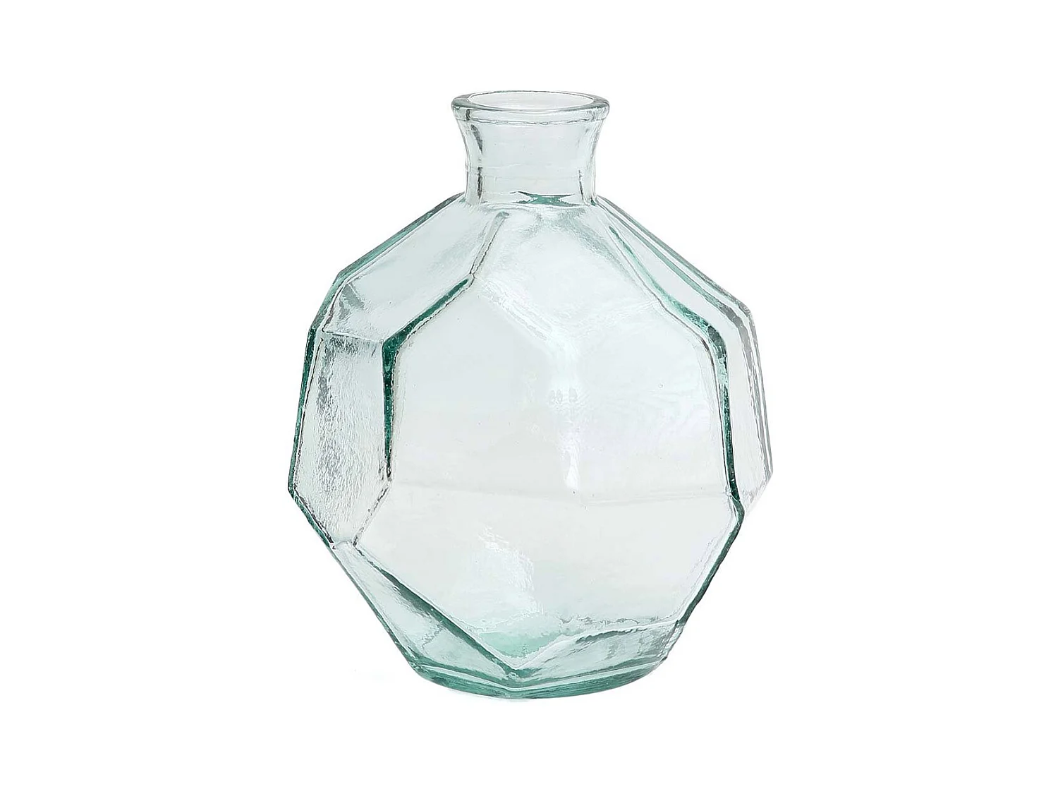 Le Vase Round Origami - Bleu