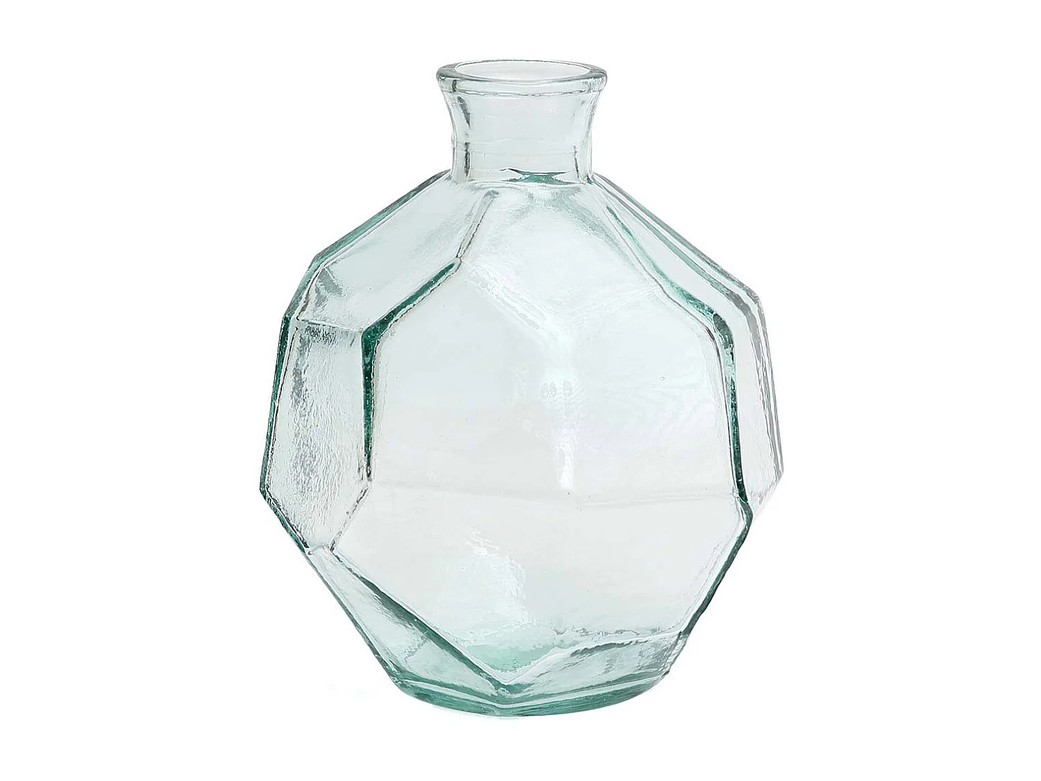 Le Vase Round Origami - Bleu