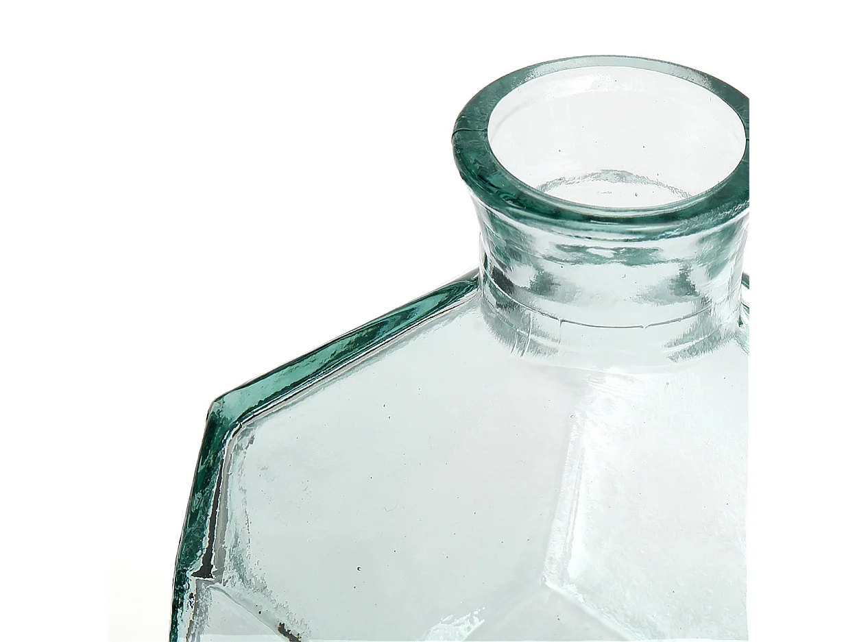 De Round Origami Vaas - Blauw