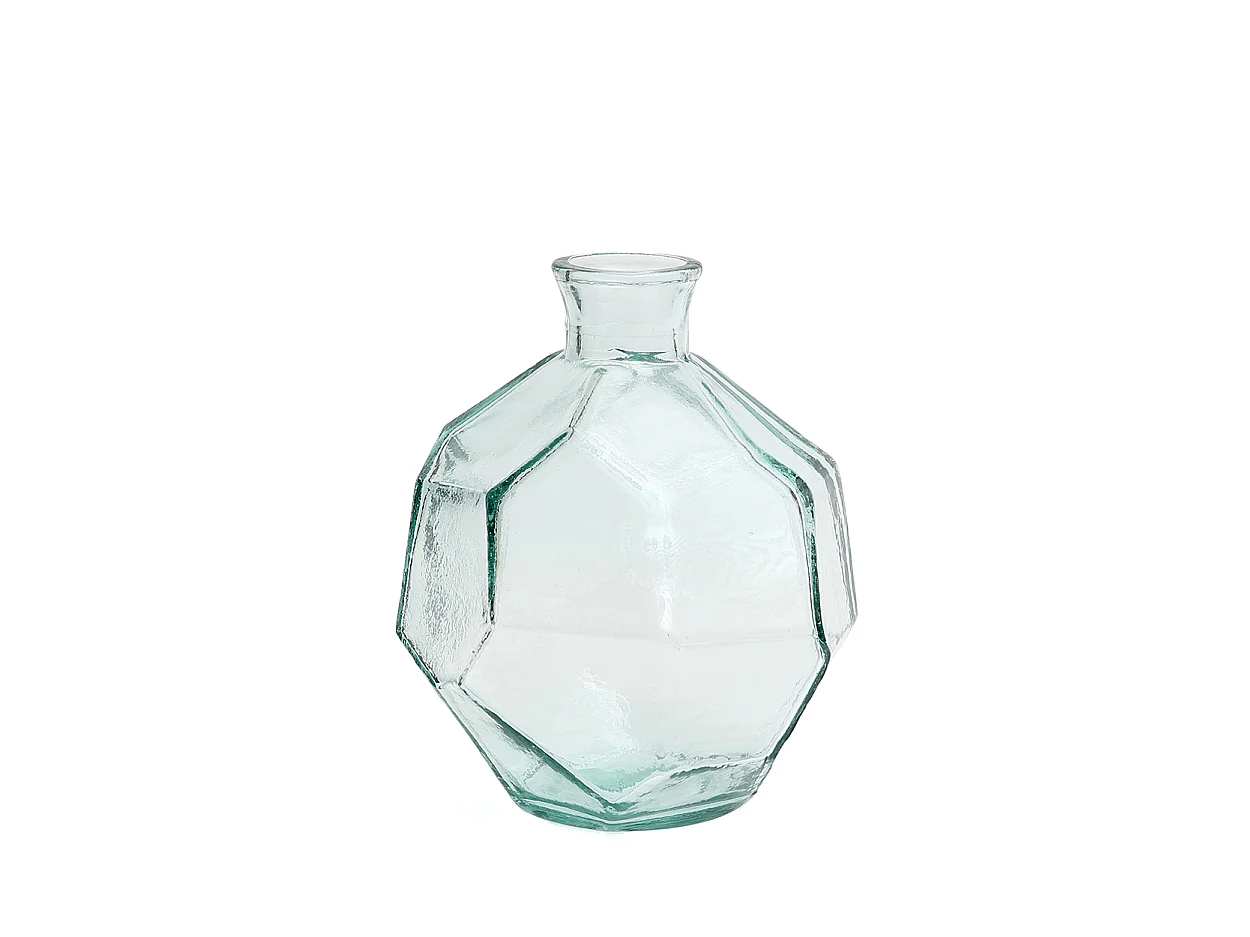 Le Vase Round Origami - Bleu