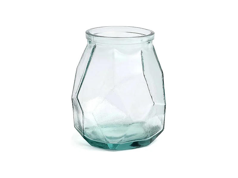 Die Wide Origami Vase - Blau