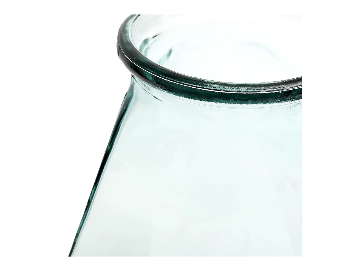 Le Vase Long Origami - Bleu