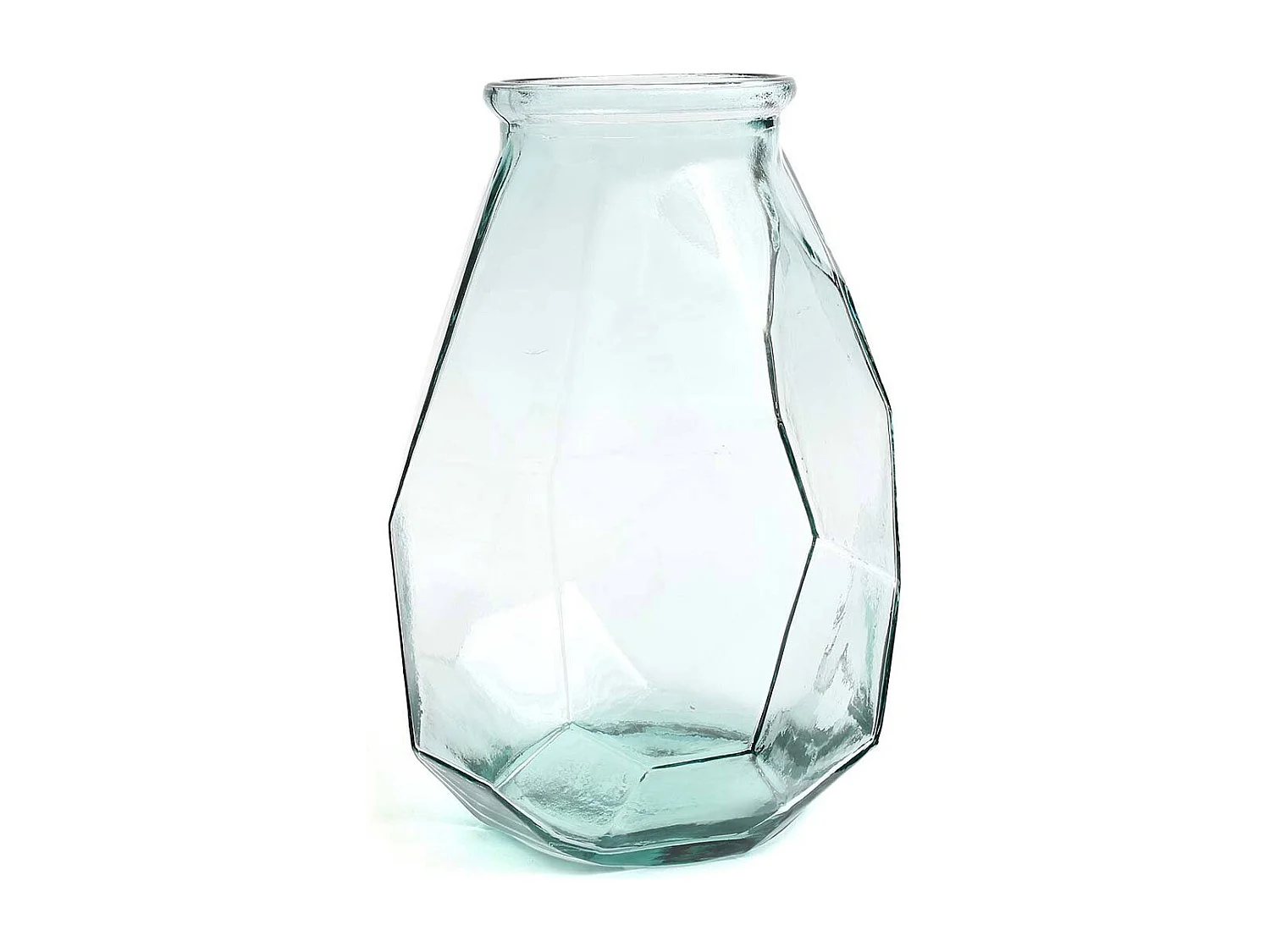 Die Long Origami Vase - Blau