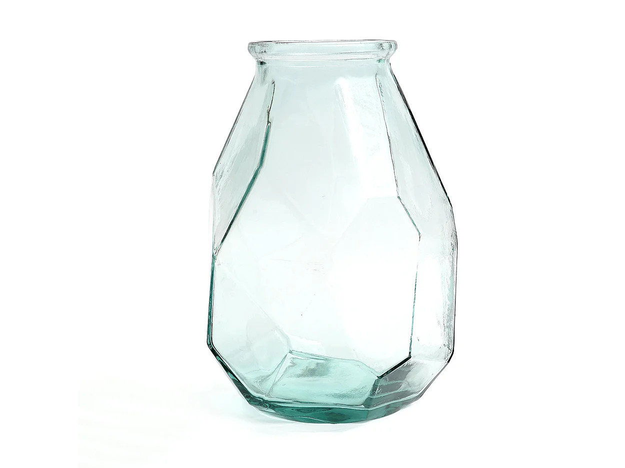 Die Long Origami Vase - Blau