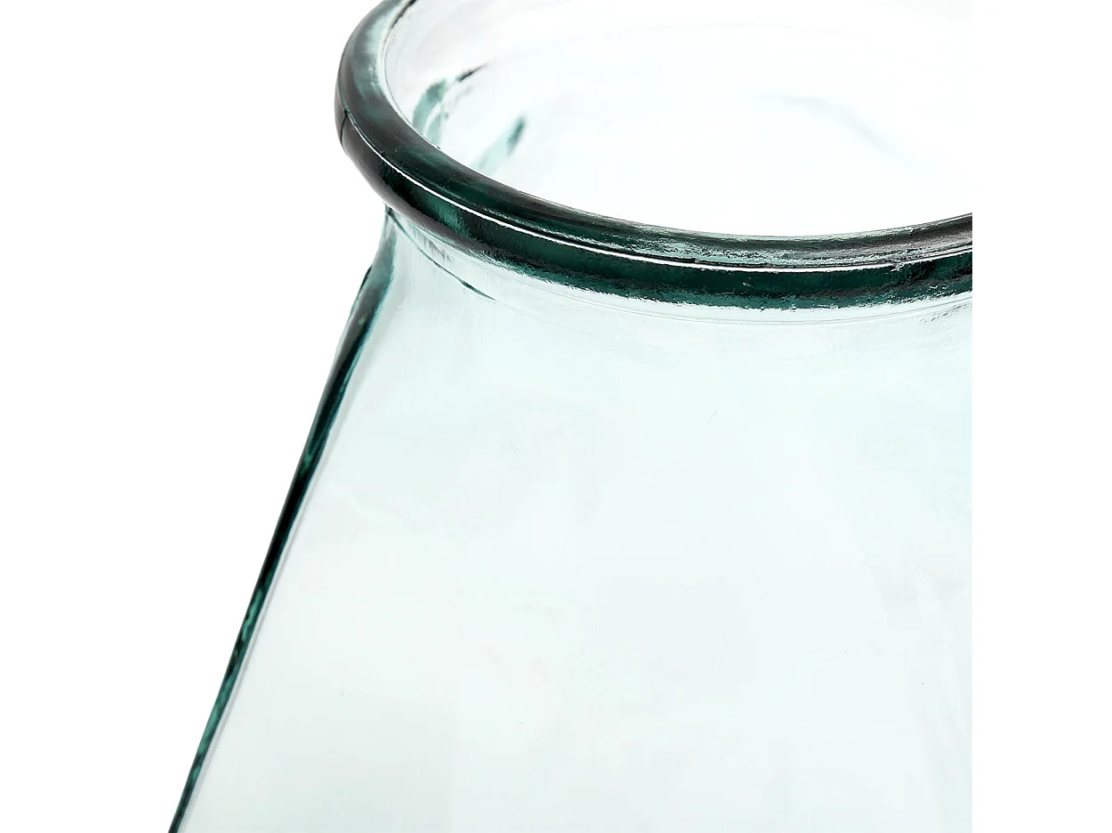 Le Vase Long Origami - Bleu