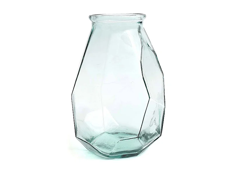 De Long Origami Vaas - Blauw