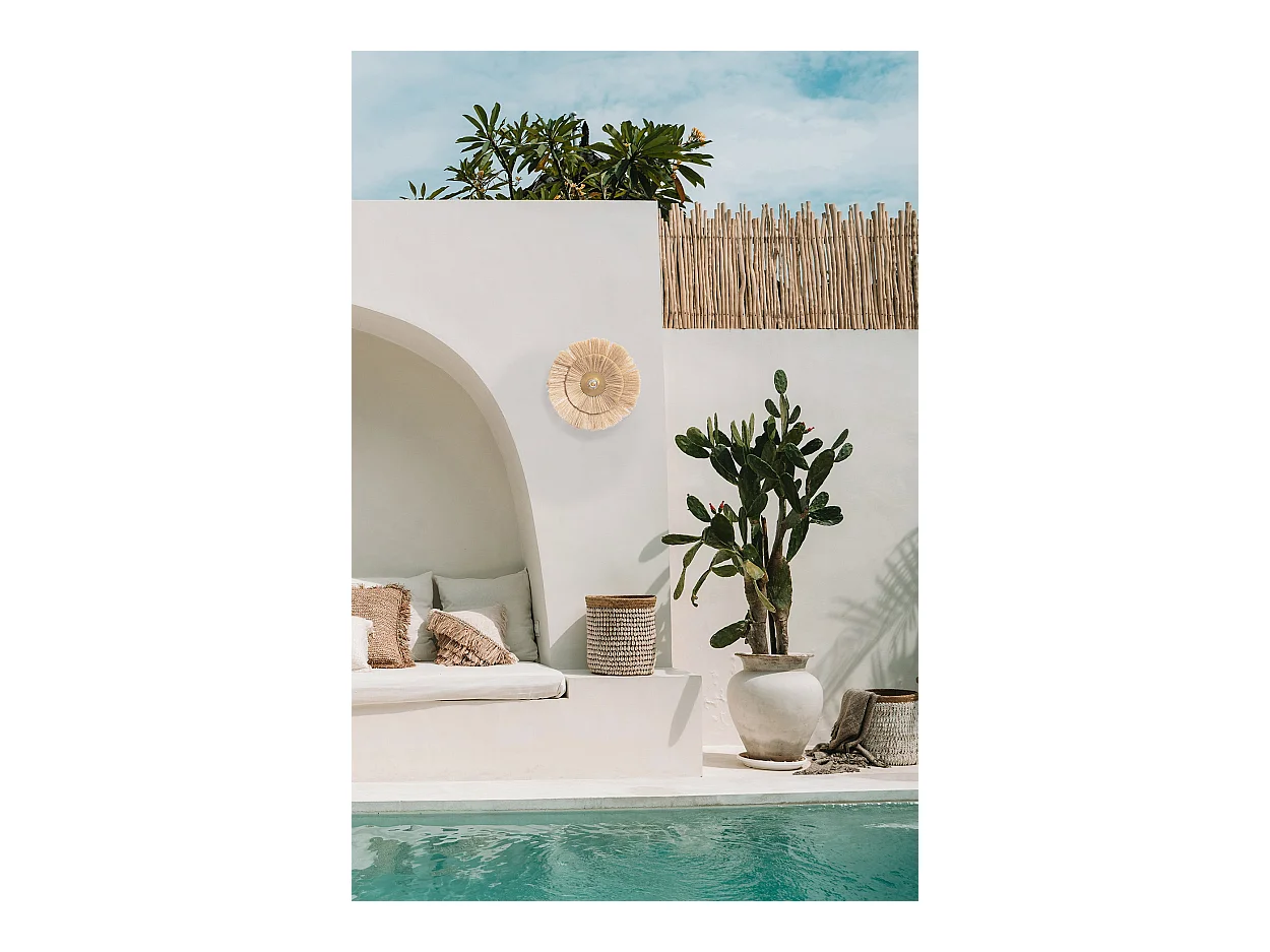 La Double Peine Applique Murale - Or Naturel - M