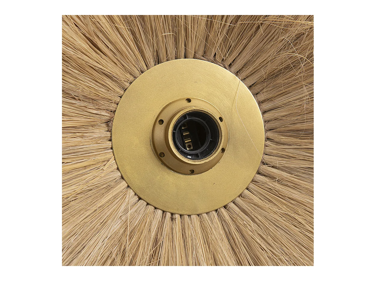 La Double Peine Applique Murale - Or Naturel - M