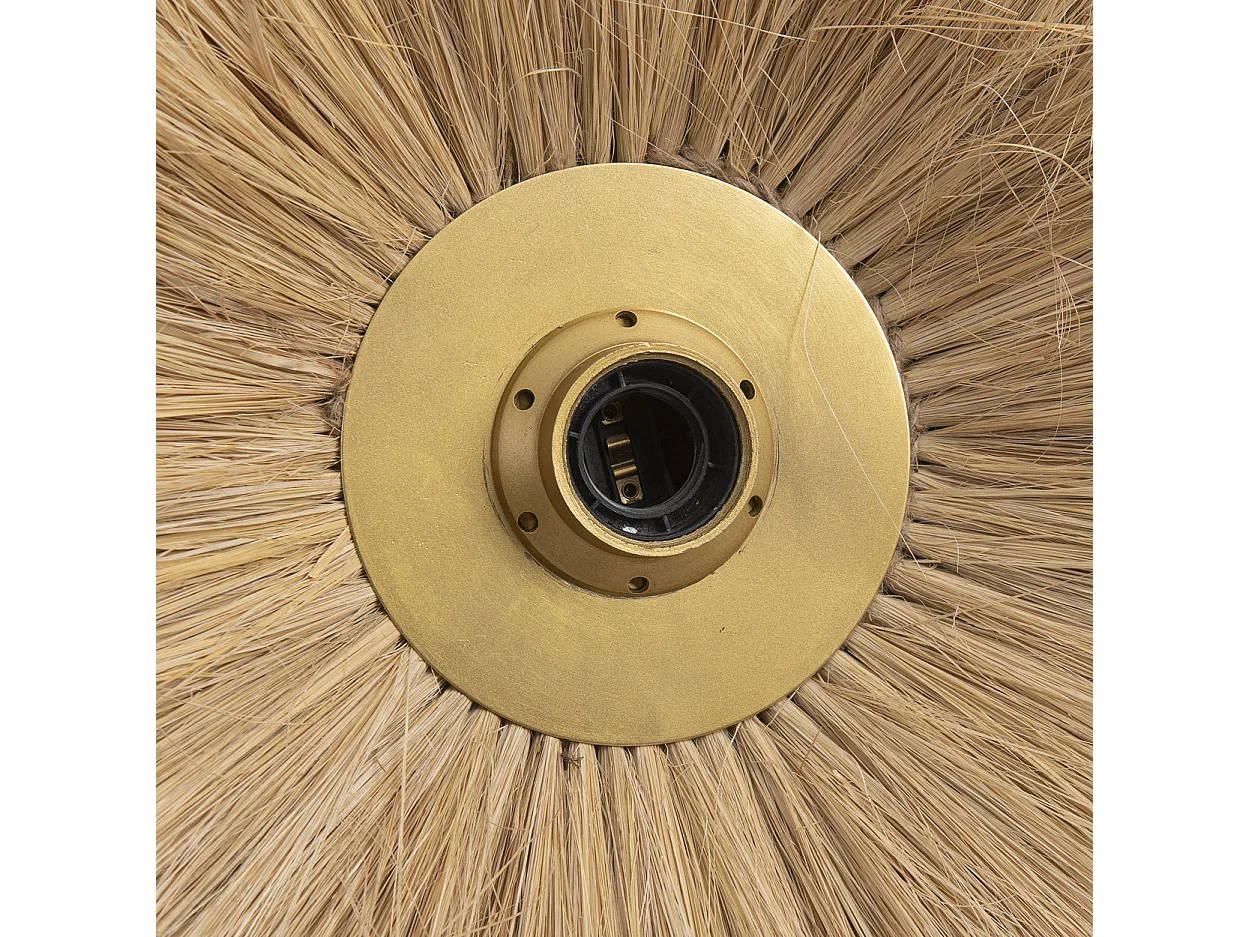 La Double Peine Applique Murale - Or Naturel - M