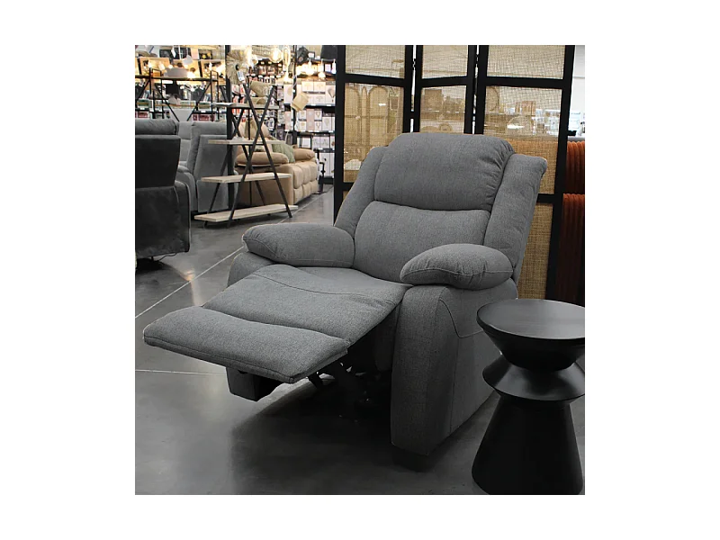 Fauteuil relax électrique inclinable gris foncé David