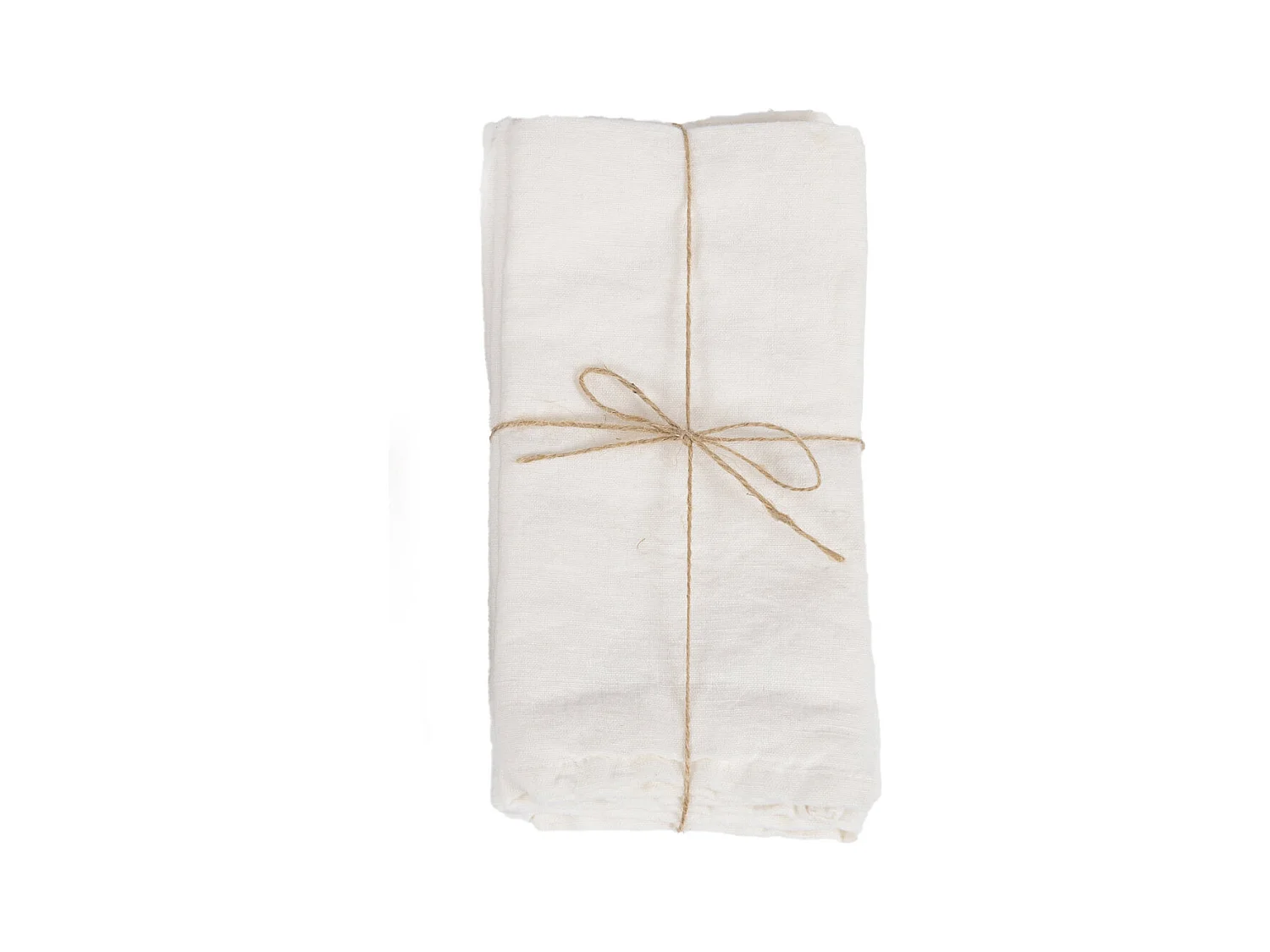 La Serviette En Lin - Blanc - Set De 4