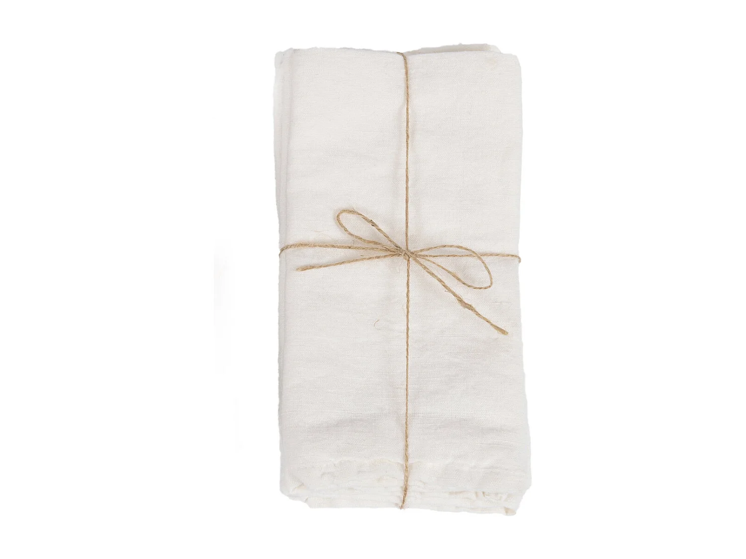 Het Linnen Servet - Wit - Set Van 4