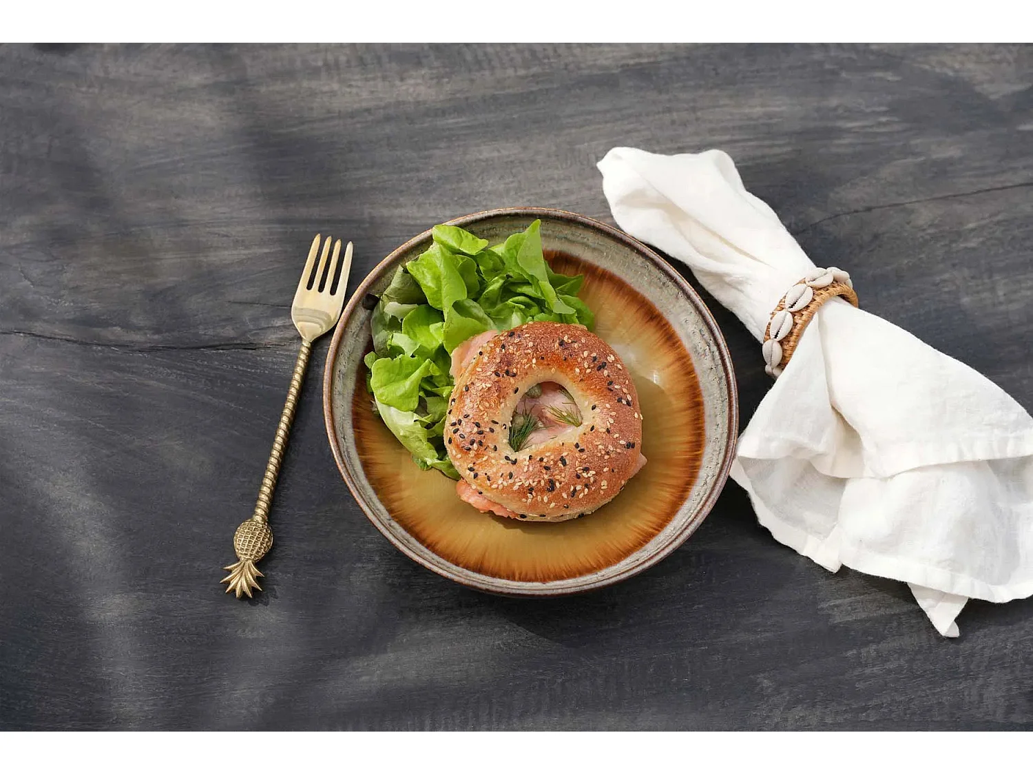 Het Linnen Servet - Wit - Set Van 4