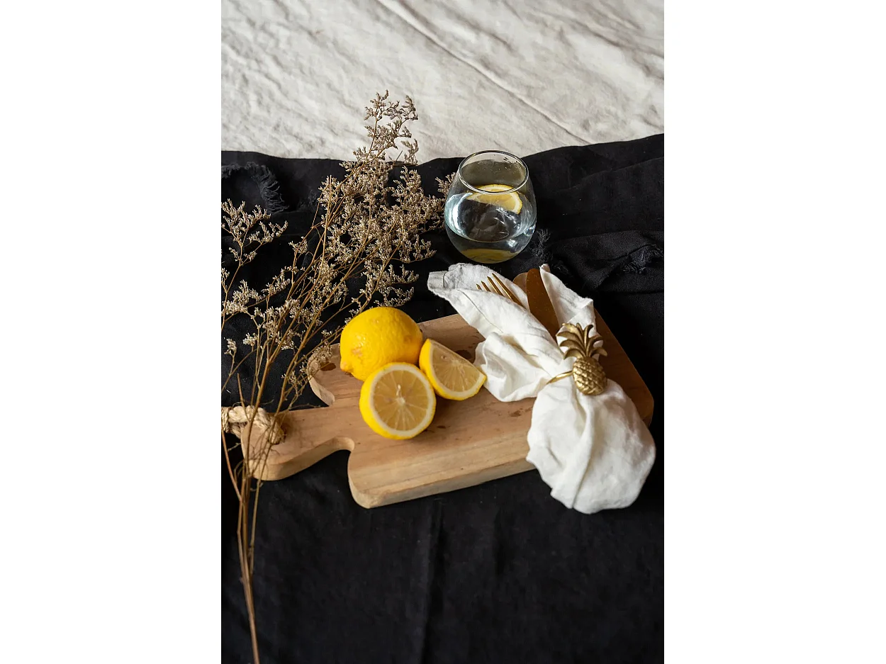 Het Linnen Servet - Wit - Set Van 4