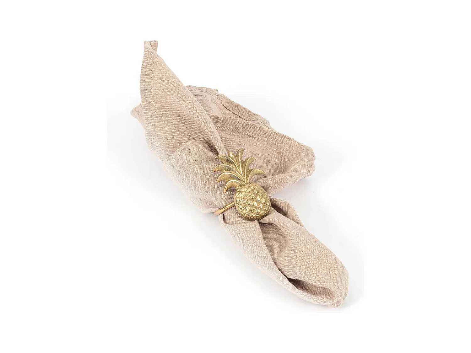 La Serviette En Lin - Beige - Set De 4