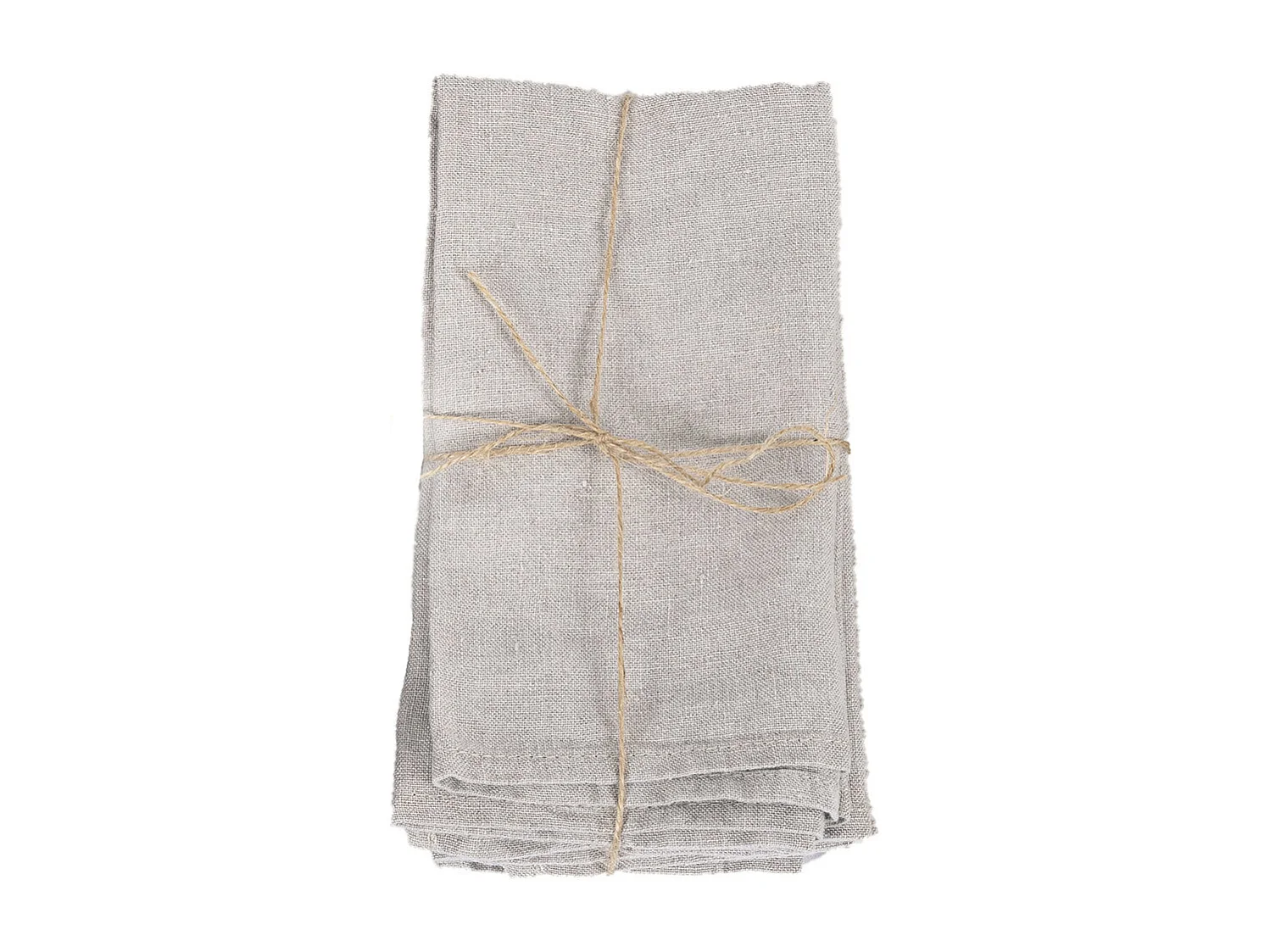 La Serviette En Lin - Beige - Set De 4