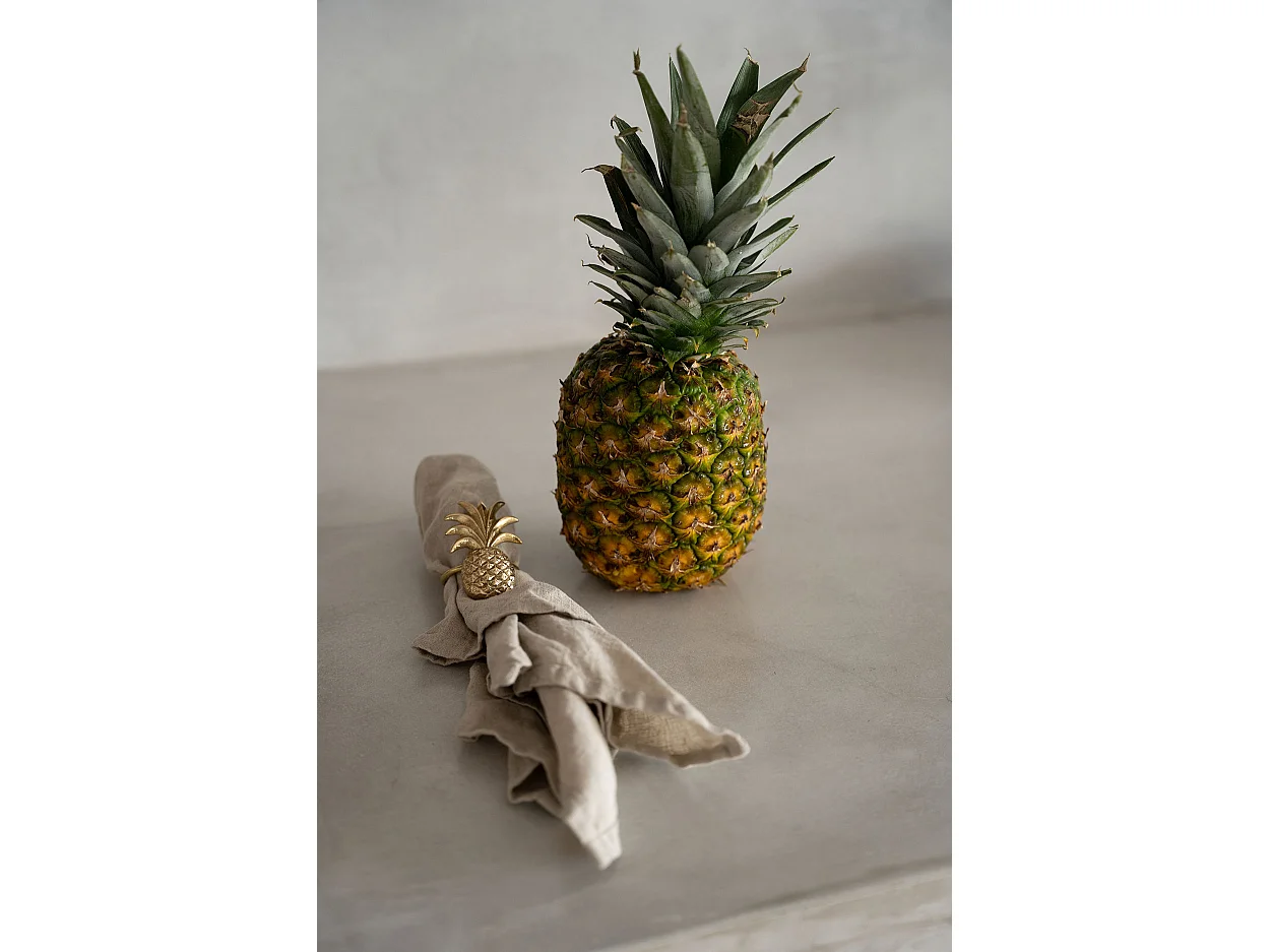 La Serviette En Lin - Beige - Set De 4