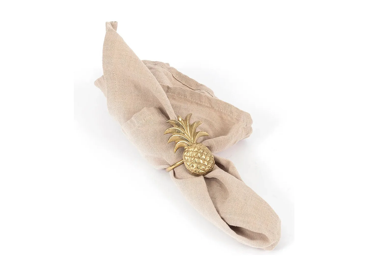 La Serviette En Lin - Beige - Set De 4