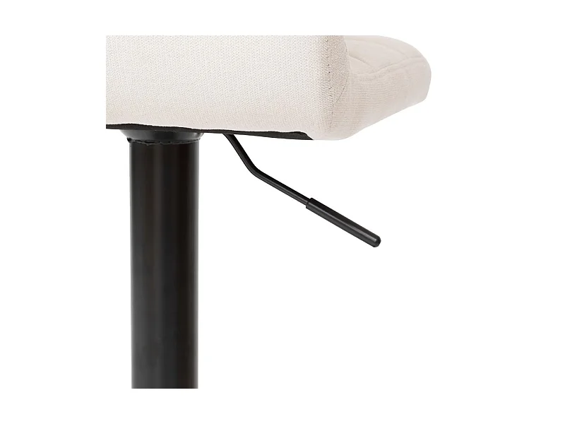 Lot de 2 Chaises de Bar Ajustable "Delek" 104cm Beige