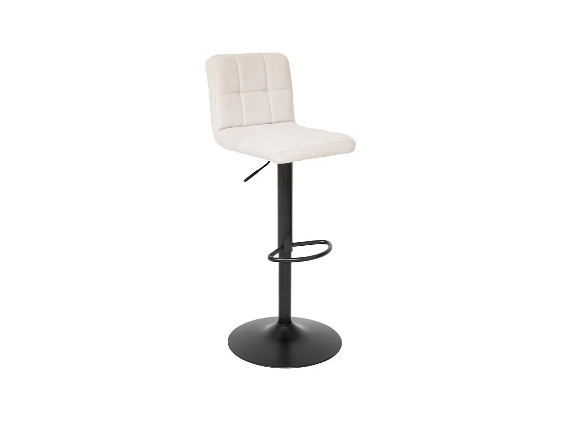Lot de 2 Chaises de Bar Ajustable "Delek" 104cm Beige