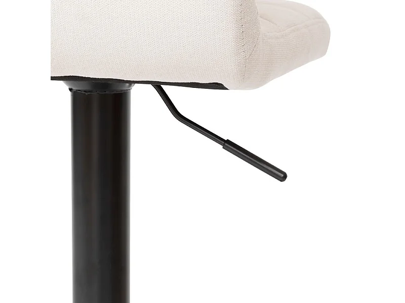 Lot de 2 Chaises de Bar Ajustable "Delek" 104cm Beige