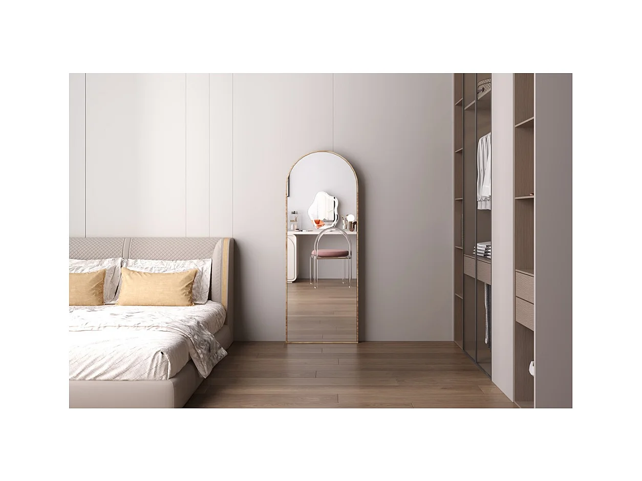 Espejo ROSALIA – 60x160 cm – Acabado en roble envejecido – Gran espejo de pie – Encanto rústico