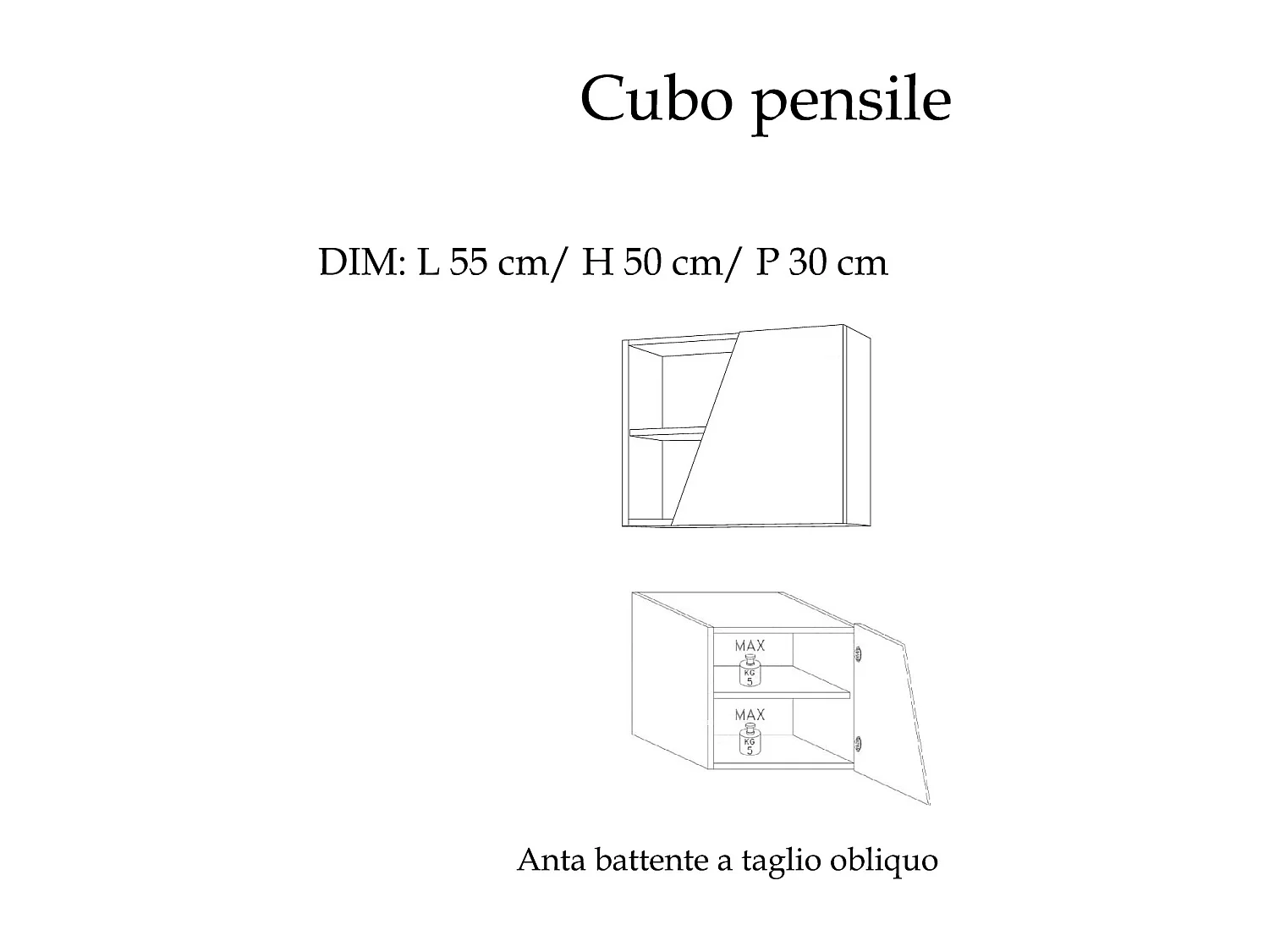 Mobile porta TV sospeso 193x150 cm grigio scuro e grigio chiaro PTL37