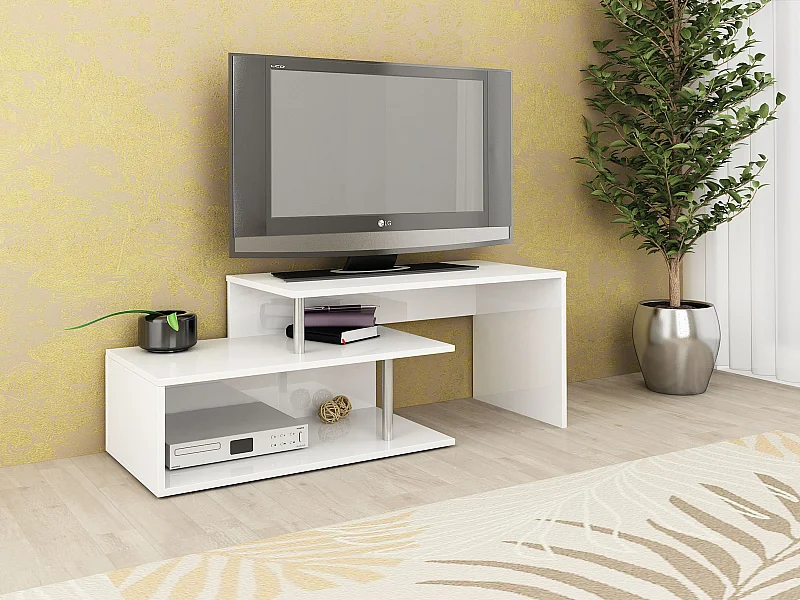 Mobile porta tv moderno bianco lucido PTG1