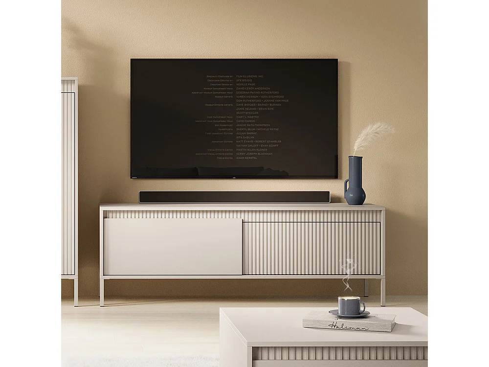 Mobile porta tv moderno 187x53cm beige PTVLK25