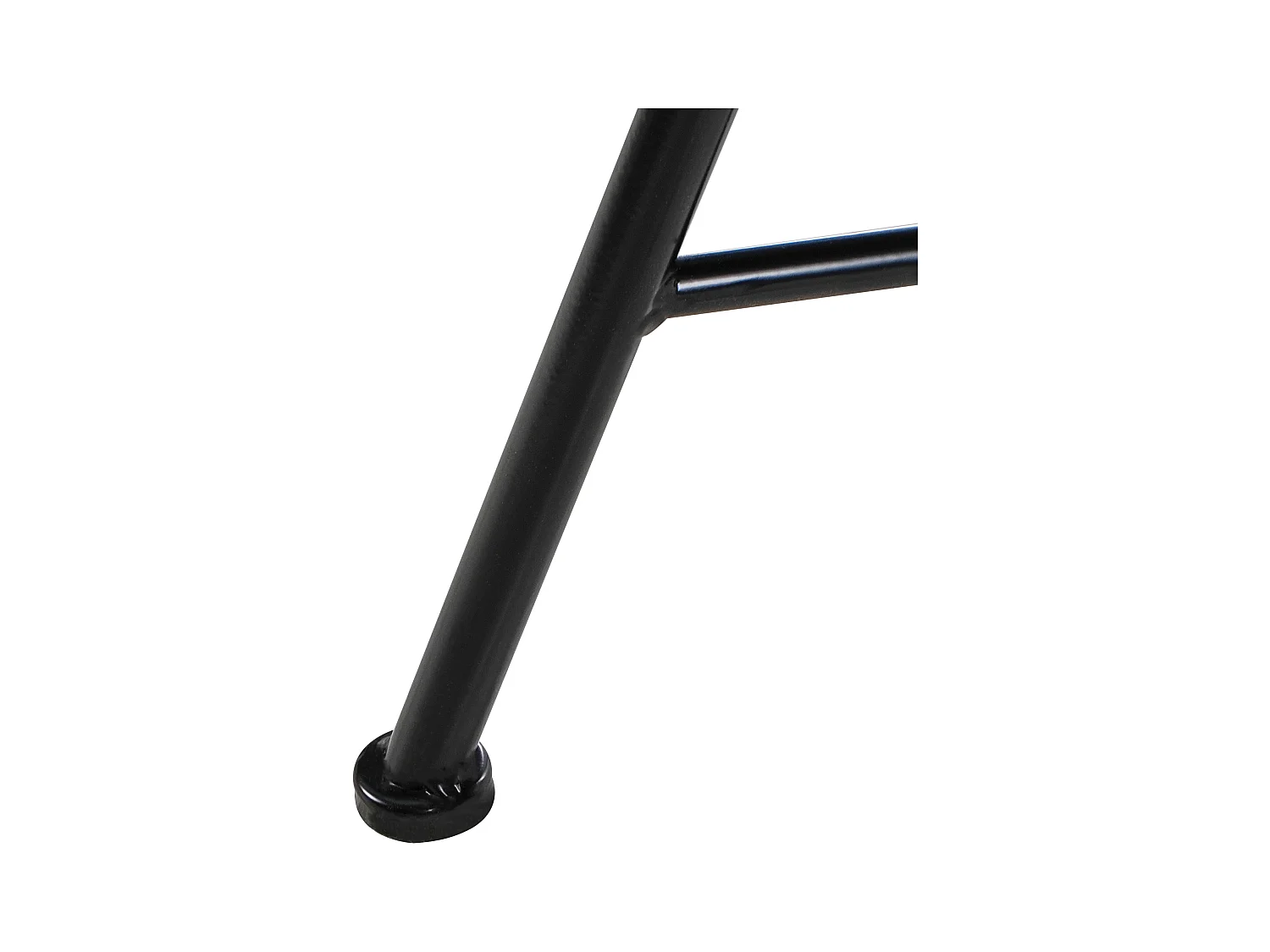 Table bistrot COMISO 60 cm 60 cm Métal Noir/blanc