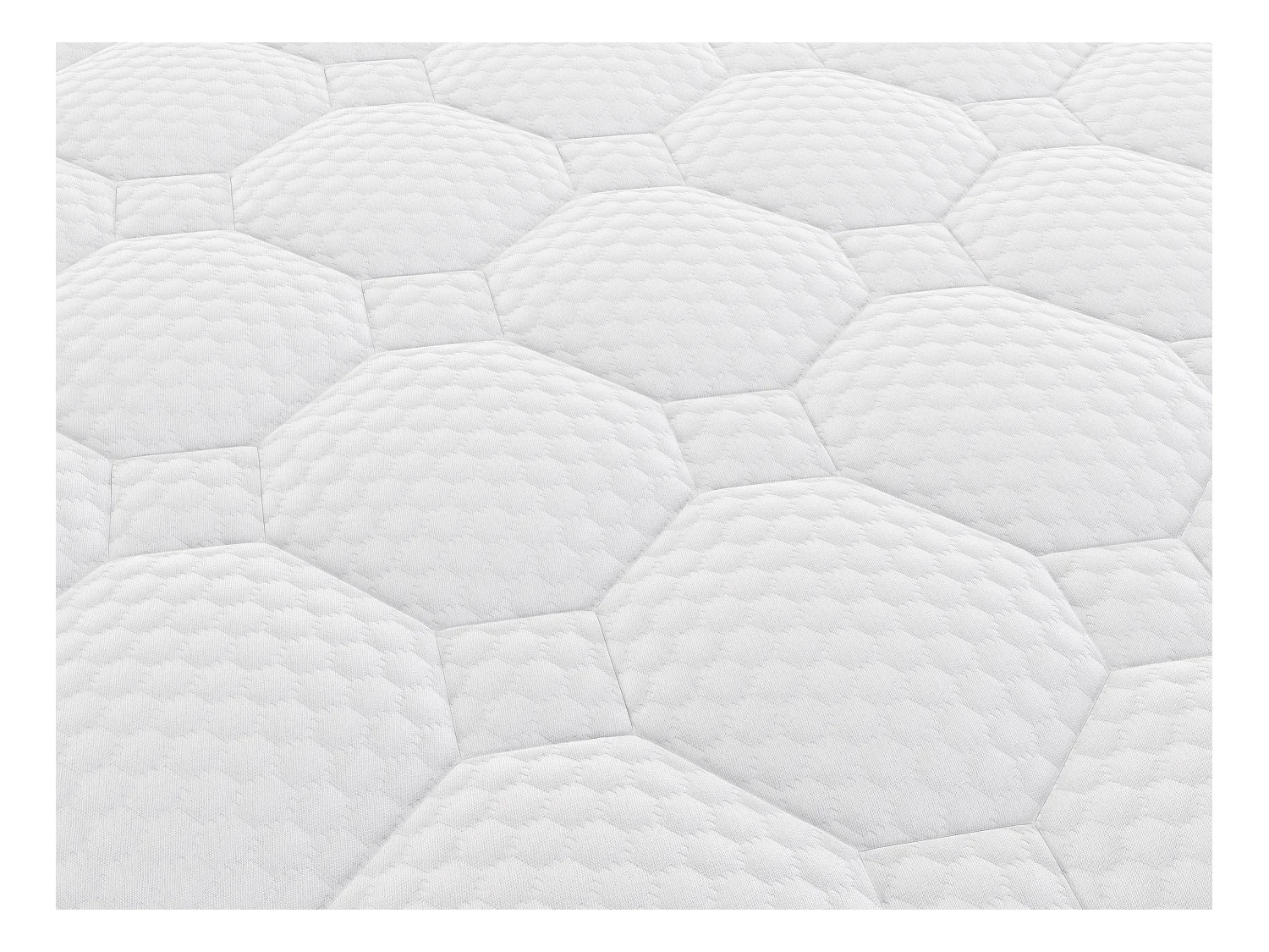Matelas 200 x 200 cm hybride ressorts ensachés 7 zones et gel à mémoire de forme ép.25cm - TOLCA de YSMÉE