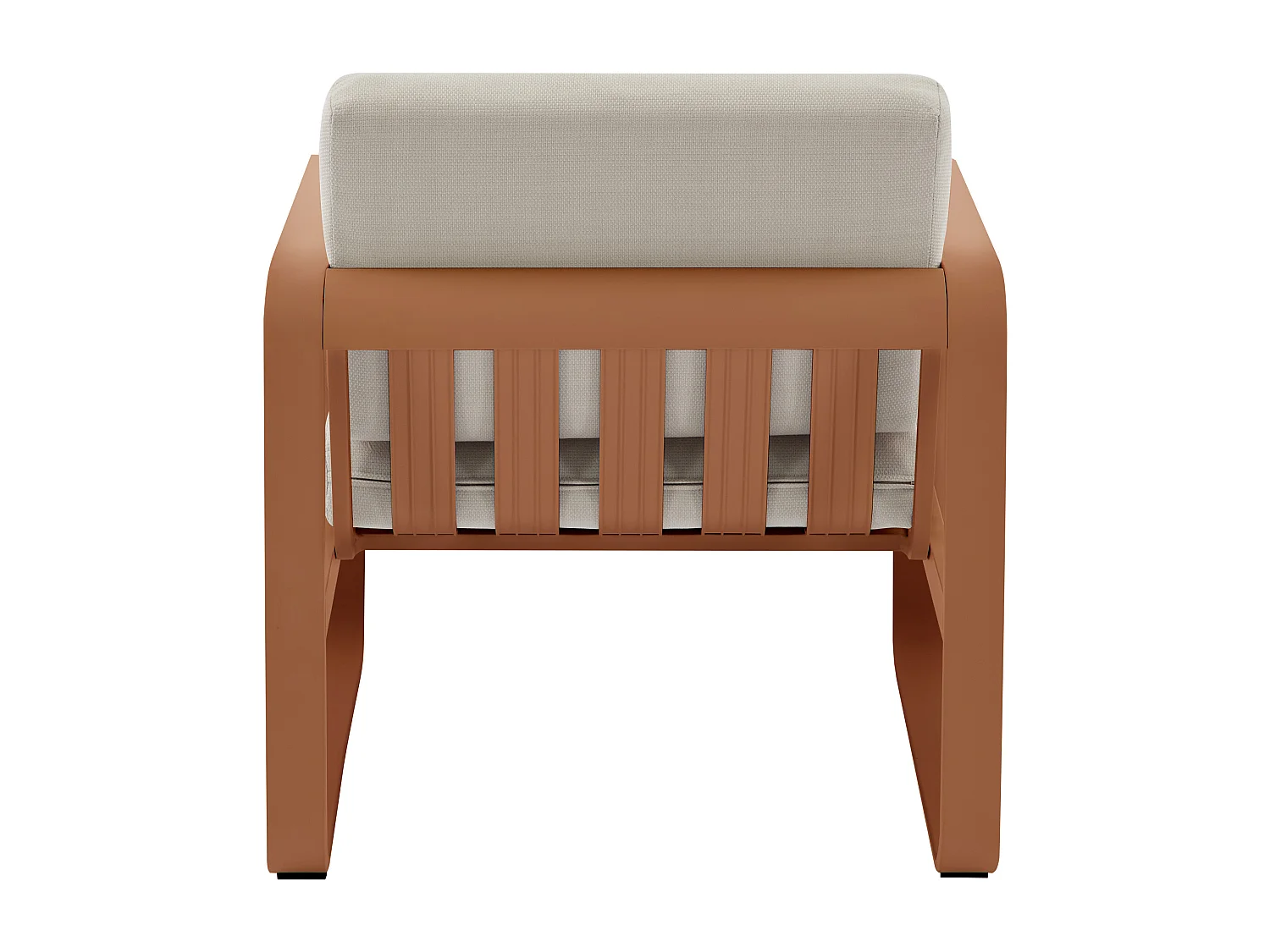 Poltrona da giardino in alluminio - Ramata con cuscini beige - Lotto di 2 - LOMIA di MYLIA