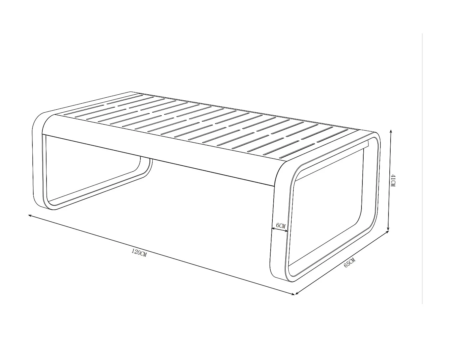 Salotto da giardino in alluminio: 1 divano 3 posti e 1 tavolino - Bianco con cuscini beige - LOMIA di MYLIA
