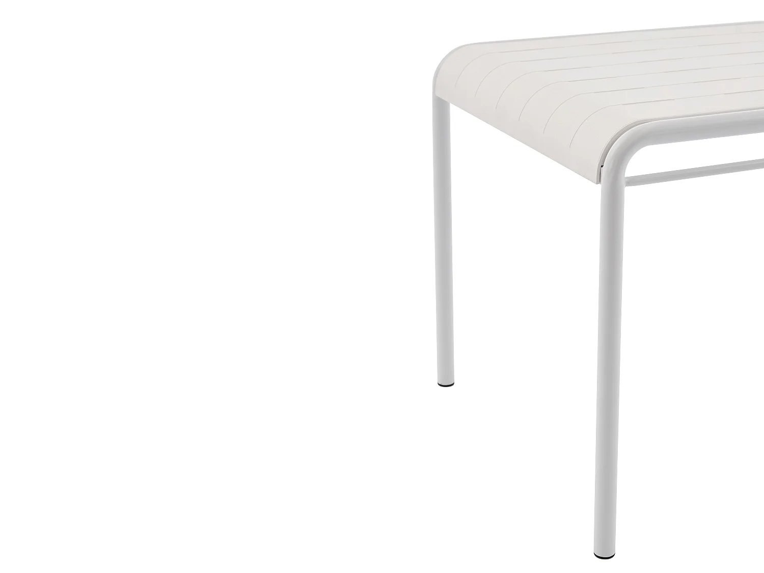 Table de jardin L.90 cm en polypropylène - Blanc - MOAH de MYLIA