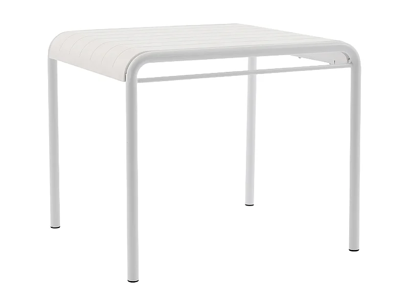 Table de jardin L.90 cm en polypropylène - Blanc - MOAH de MYLIA