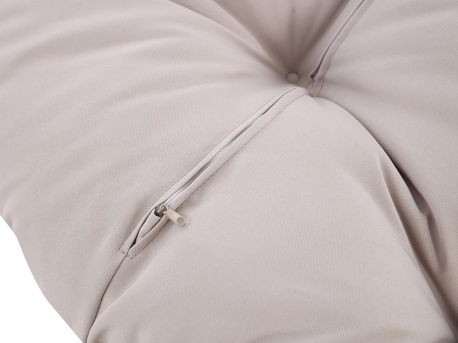 Fauteuil suspendu 2 places en résine tressée - Noir avec coussins gris - CAYAMBE de MYLIA