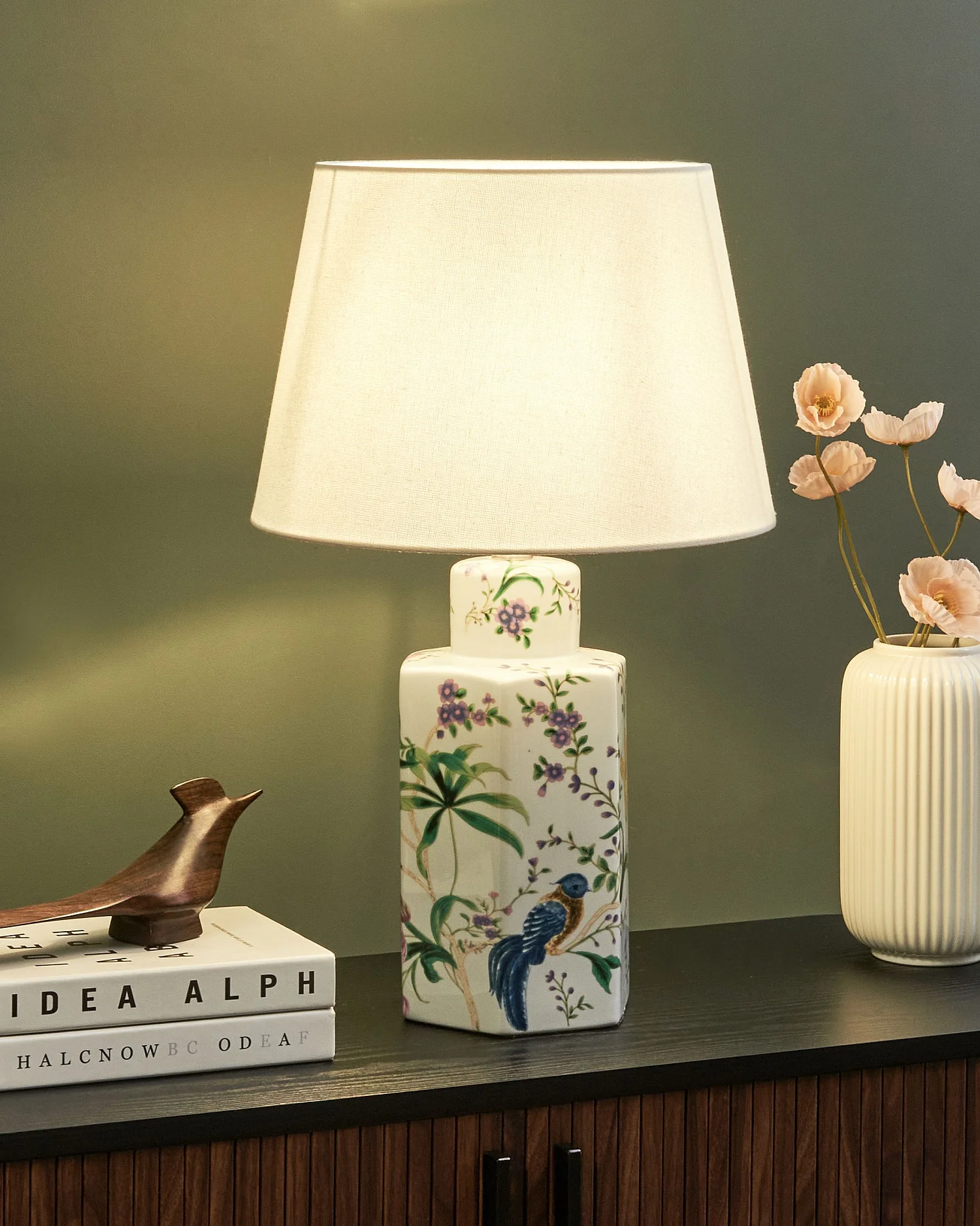 Lampe à poser CAVADO Porcelaine Blanc