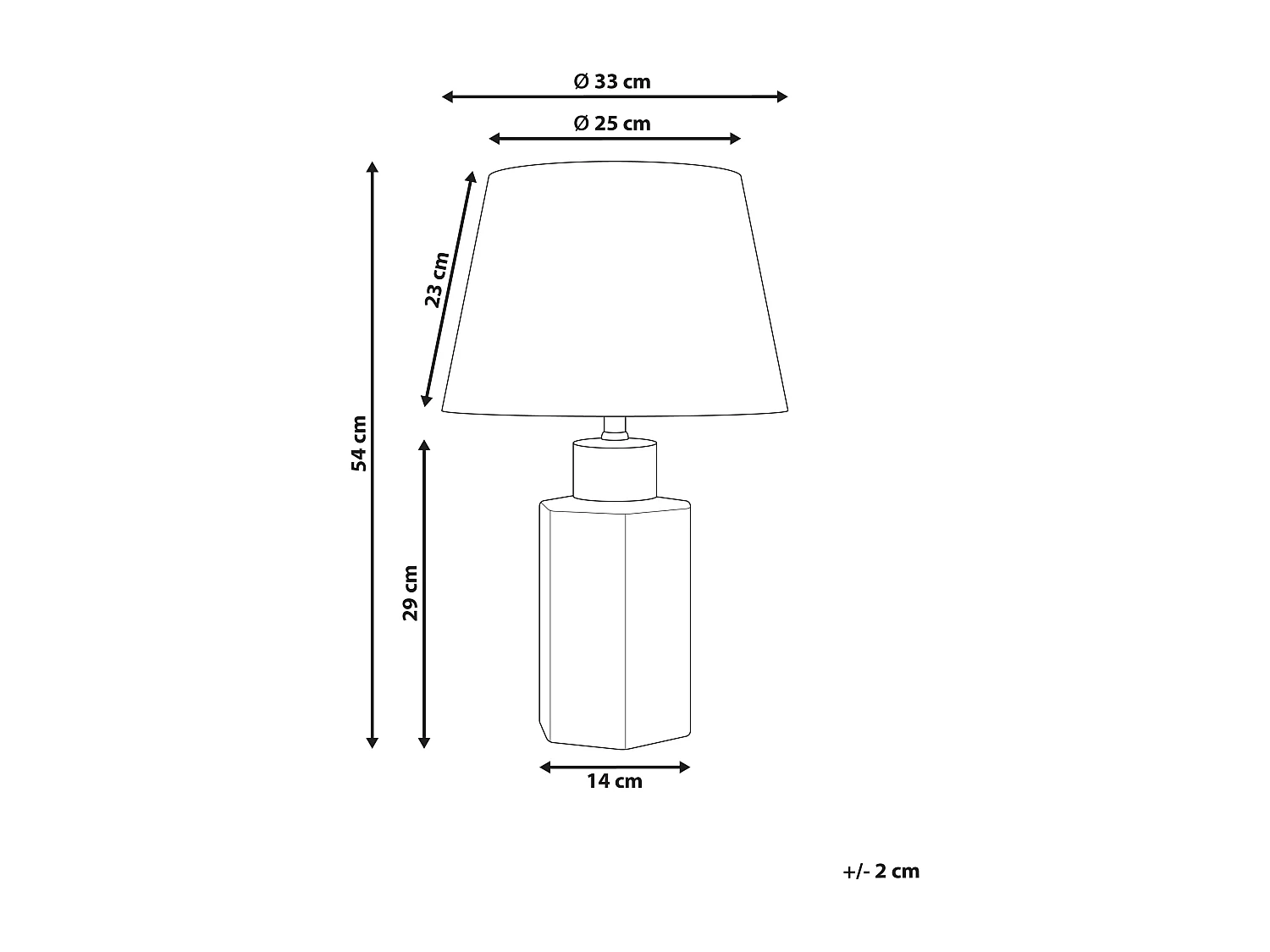 Lampada da tavolo CAVADO Porcellana Bianco