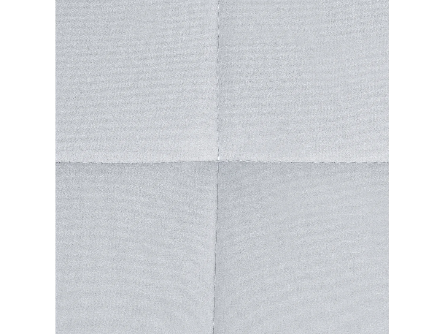 Chaiselongue Samt hell grau mit Schlaffunktion Metallgestell schwarz Aberdeen