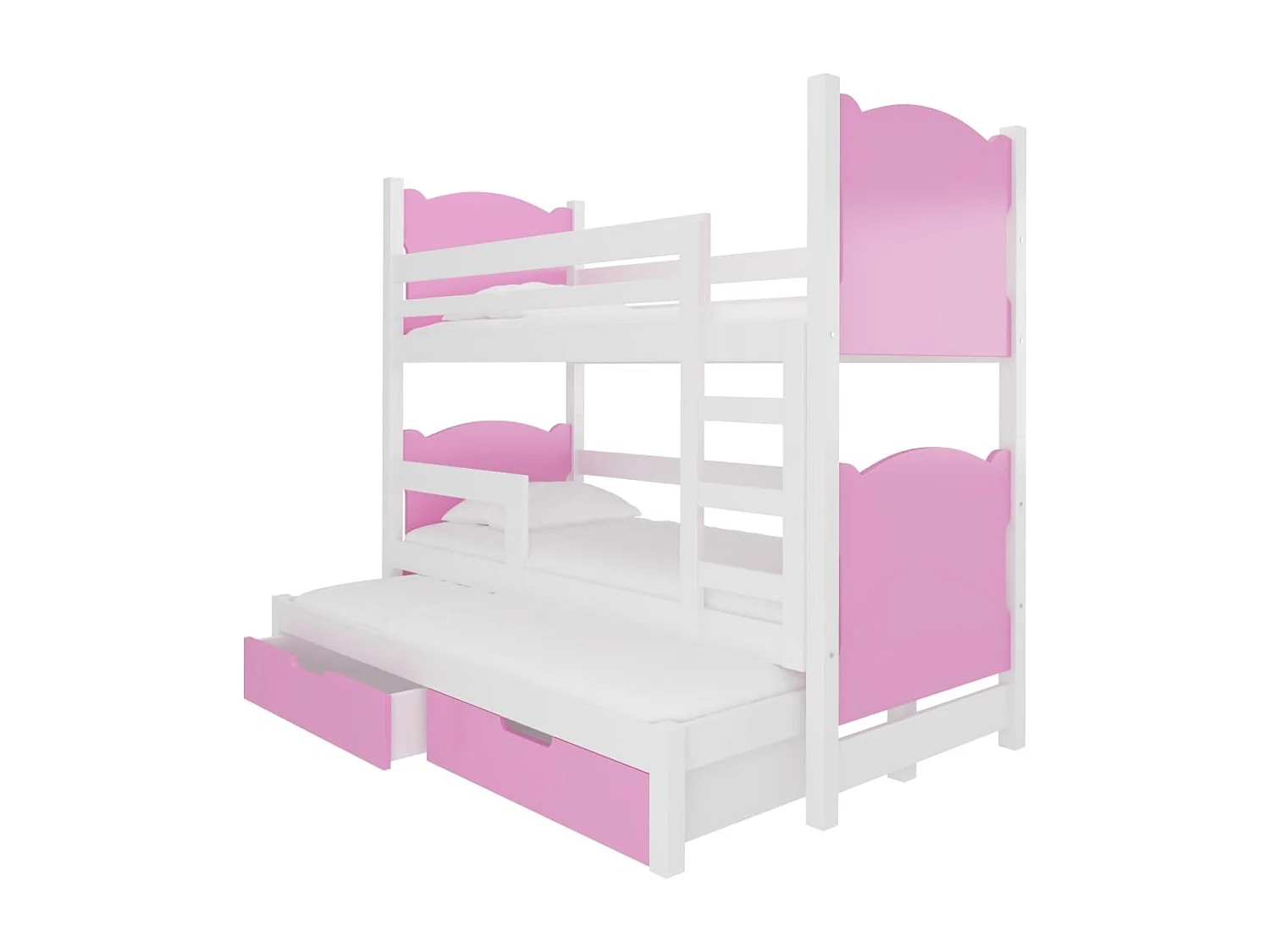 Bett Letus (80x180)/Matratze inklusive/Rosa