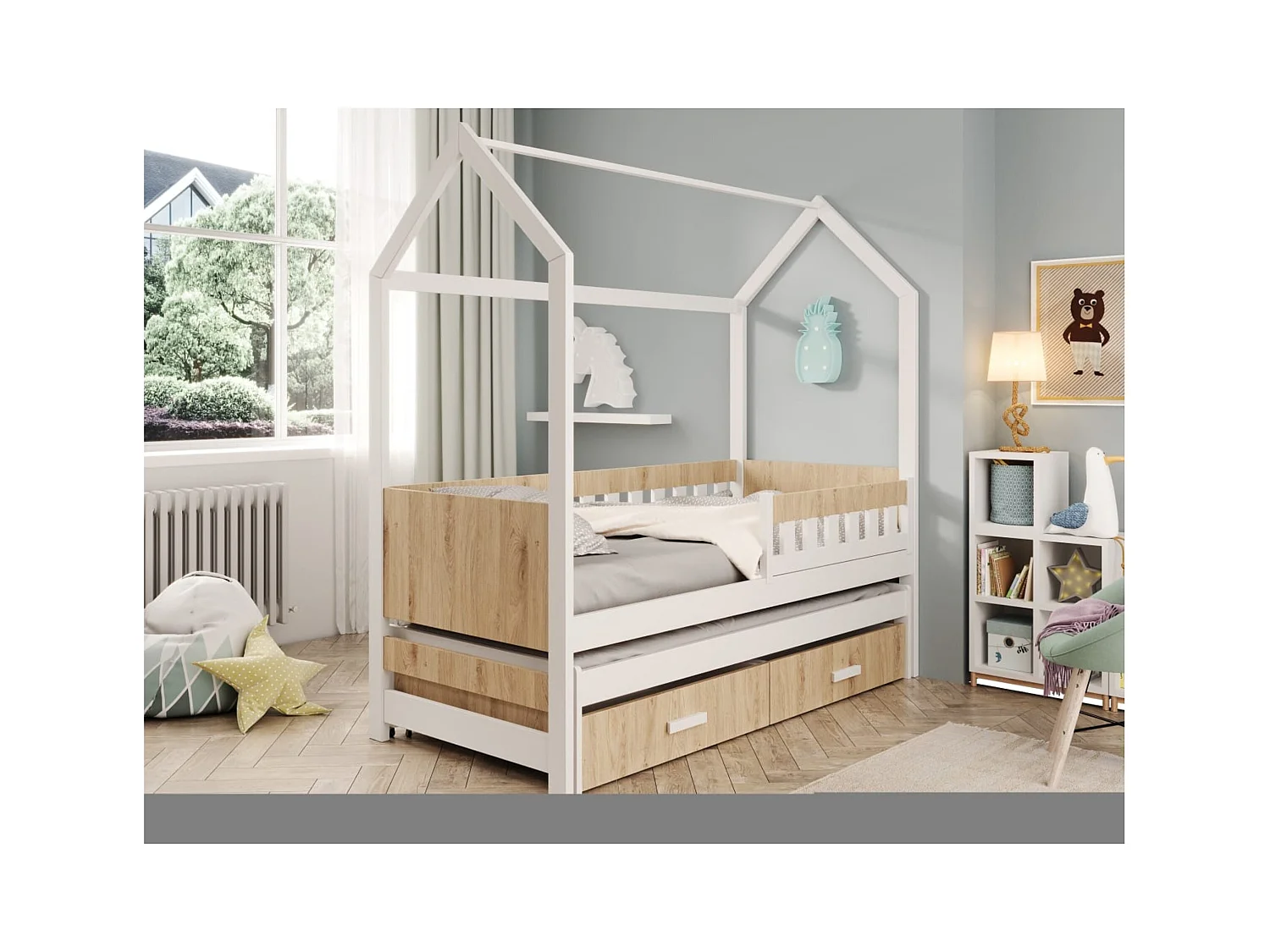 Lit Varis (90x200)/matelas inclus/