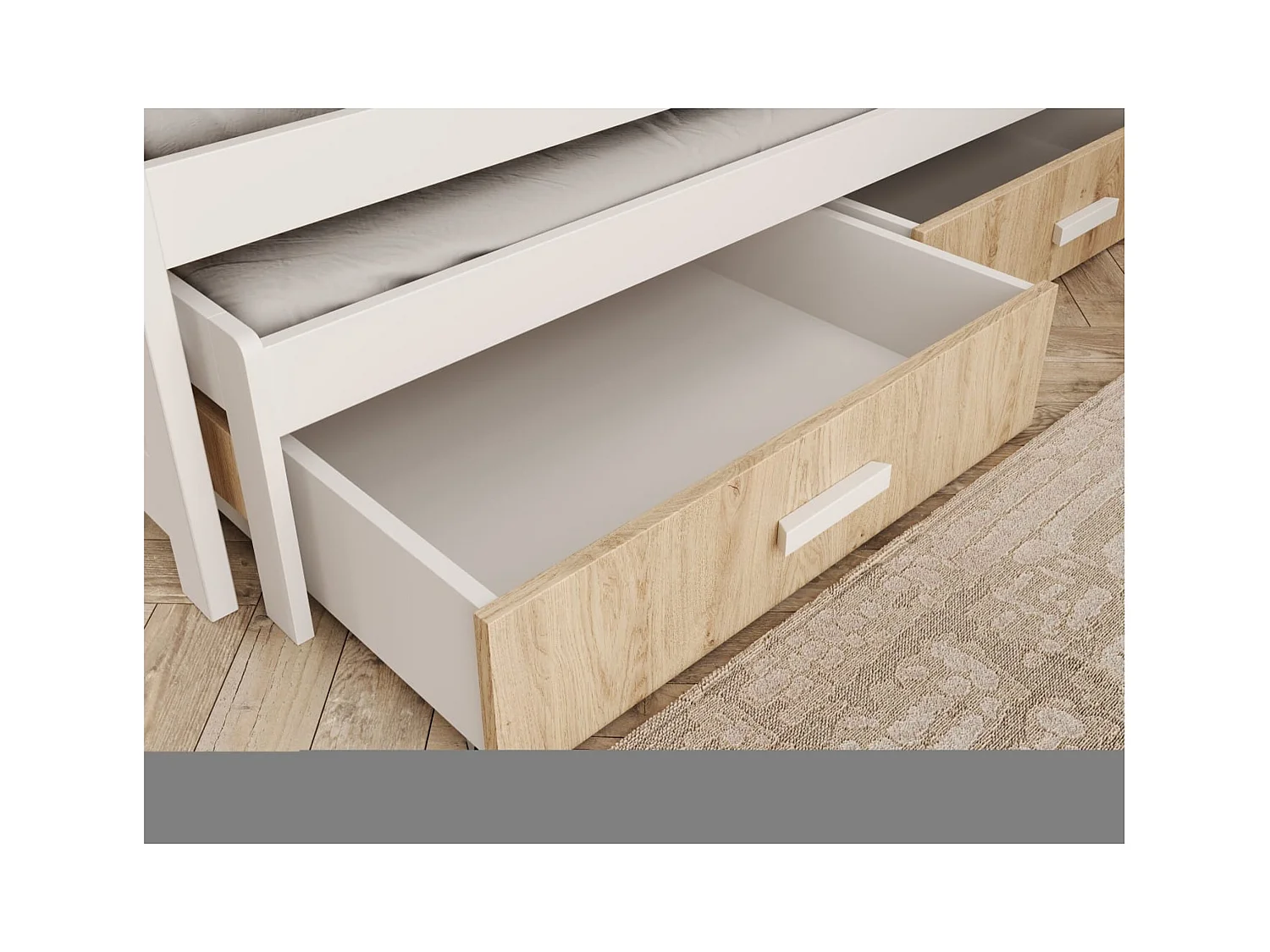 Lit Varis (90x200)/matelas inclus/