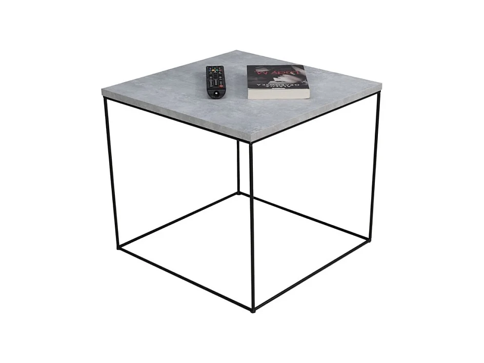 Couchtisch Alina/Sperrholz/Metall/Grau